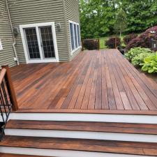 Clean and Stain Ipe Deck in Pine Bush, NY