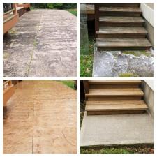 Power Washing Deck and Stamped Concrete in Port Jervis, NY